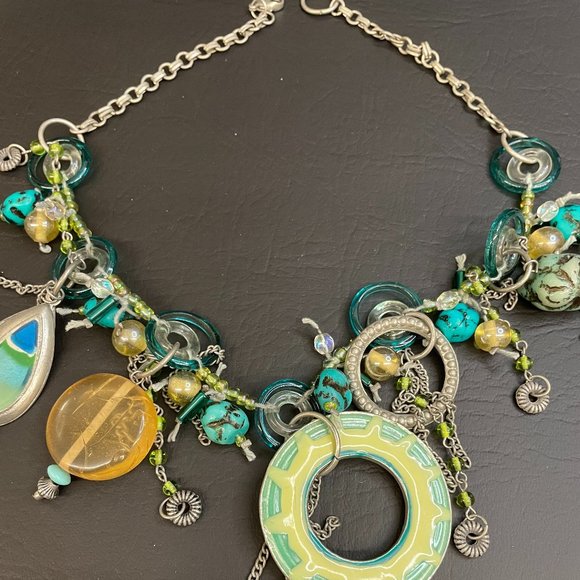 None Jewelry Boho Charmed Necklace Lobster Claw Clasp Poshmark